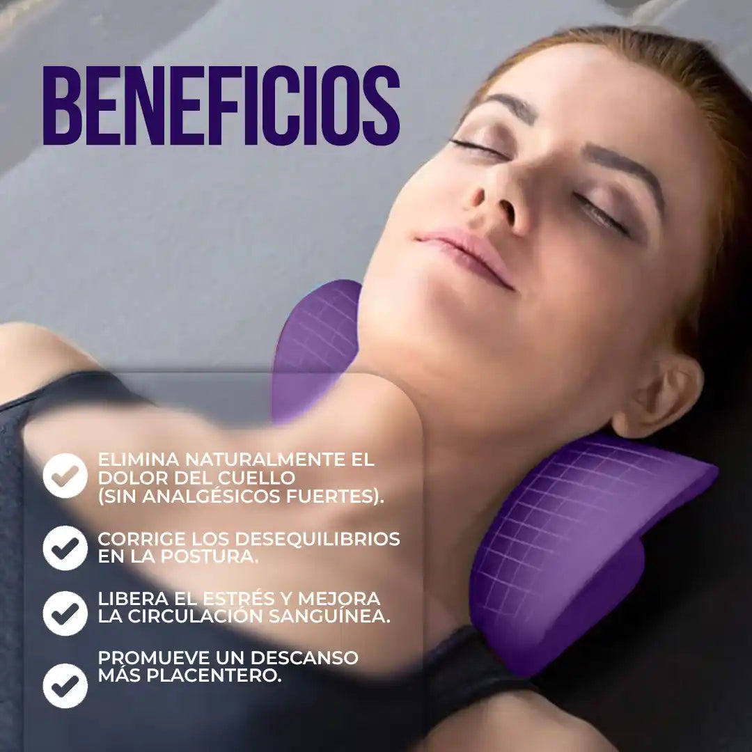 ALMOHADA TERAPEUTICA DE CUELLA COBREVIDA - ALIVIA LA RIGIDEZ MUSCULAR 😱50% DE DESCUENTO😱