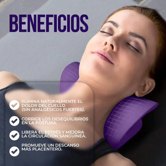 ALMOHADA TERAPEUTICA DE CUELLA COBREVIDA - ALIVIA LA RIGIDEZ MUSCULAR 😱50% DE DESCUENTO😱