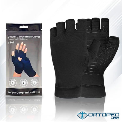 Guantes de Compresión de Cobre para Artritis 😱50% DE DESCUENTO😱