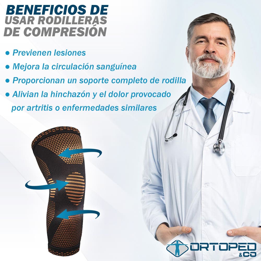 ICOOPER® Rodillera de Cobre - Alivio de Dolor Articular y Artritis 😱LLEVA 2 Y PAGA 1😱